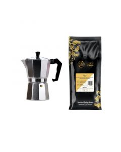 Buy Bev Tools Moka Pot Espresso Maker 3 Cup with 1kg coffee online