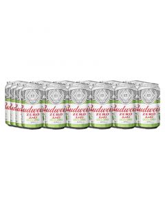 Buy Budweiser Zero Apple Green Non-Alcoholic Beer Cans (24x330mL) online