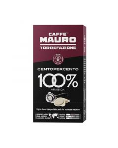 Buy Caffe Mauro 100% Arabica ESE Coffee Pods (Pack of 18) online