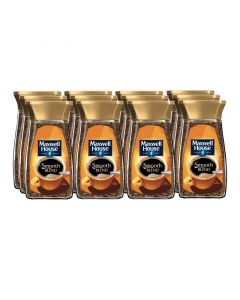 Buy Maxwell House Smooth Blend Instant Coffee (12 Jars of 95g) online 