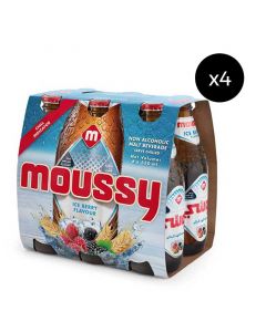 Buy Moussy Ice Berry Non-Alcoholic Malt Drink (4 x 6x330mL) online