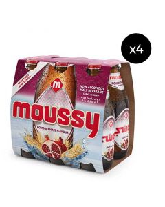 Buy Moussy Pomegranate Non-Alcoholic Malt Drink (4 x 6x330mL) online