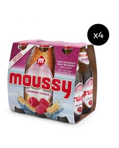 Buy Moussy Raspberry Non-Alcoholic Malt Drink (4 x 6x330mL) online