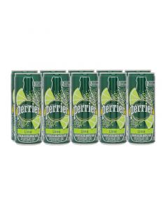 Buy Perrier Lime Sparkling Water Cans (10x250mL) online