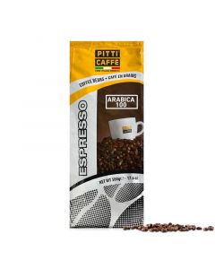 Buy Pitti Caffe Espresso Arabica 100 Coffee Beans 500g online