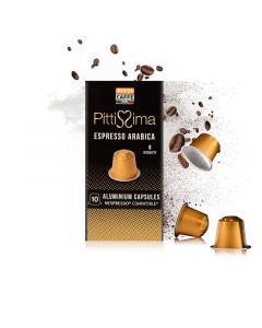 Buy Pitti Caffe Espresso Arabica Nespresso Capsules (Pack of 10) online