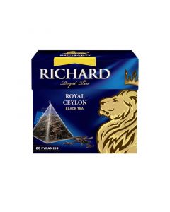 Buy Richard Royal Ceylon Black Tea Pyramids (Pack of 20) online