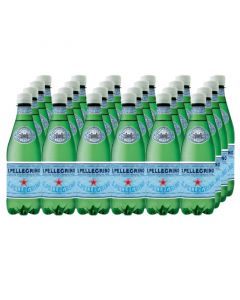 Buy S.Pellegrino Sparkling Mineral Water Plastic Bottles (4 x 6x500mL) online