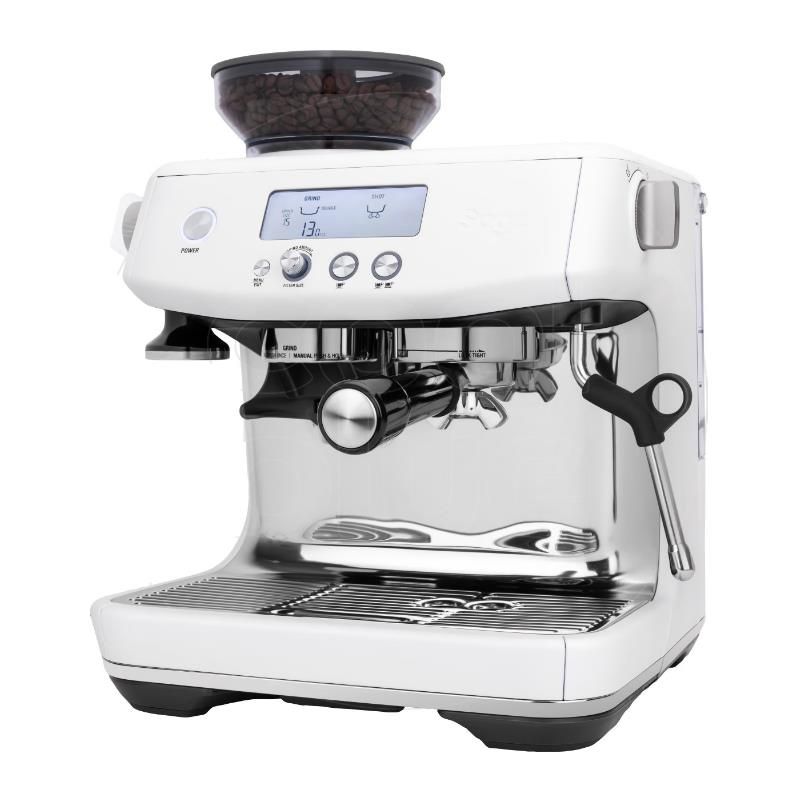 Sage Barista Pro Coffee Machine Sea Salt White Coffee Machines Bevarabia